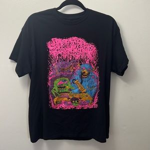 Sanguisugabogg Band T shirt Monsters Inc Art Size Large